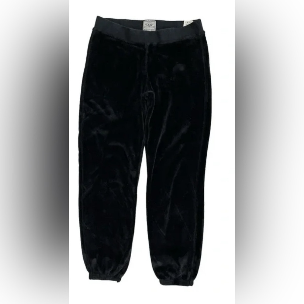 UGG Australia SADIE Fleece Jogger Pant size M in Black - Picture 4 of 8